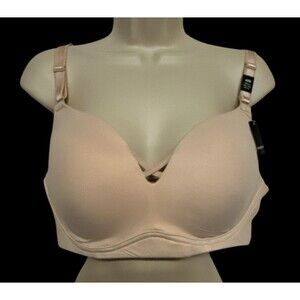 Torrid Dream Wire Free Push Up 360 Back Smoothing 40D Bra Beige NWT